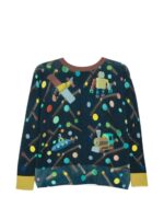 JEI`S Maglia con scollo a barca Blue