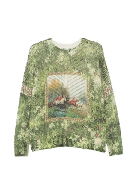 JEI`S Maglia Girocollo over Green