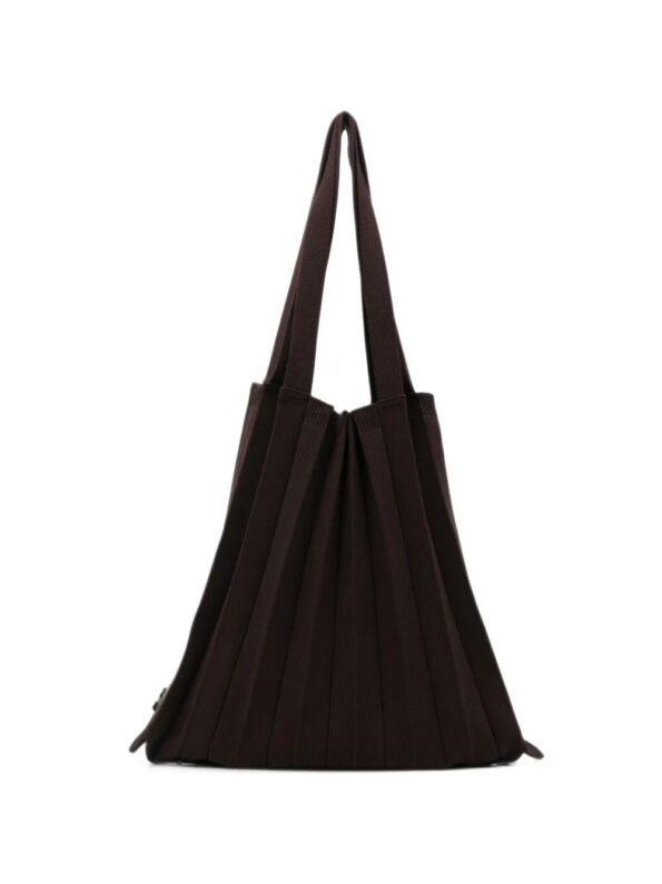PLEATSMAMA Borsa pieghe Brown