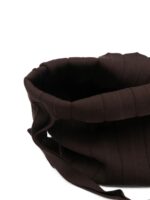 PLEATSMAMA Borsa pieghe Brown