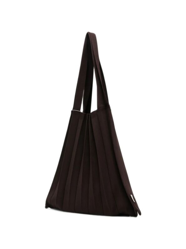 PLEATSMAMA Borsa pieghe Brown