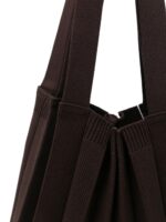 PLEATSMAMA Borsa pieghe Brown