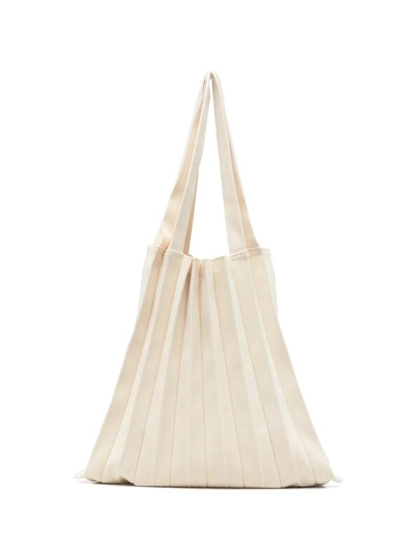 PLEATSMAMA Borsa pieghe White