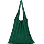 PLEATSMAMA Borsa pieghe Green