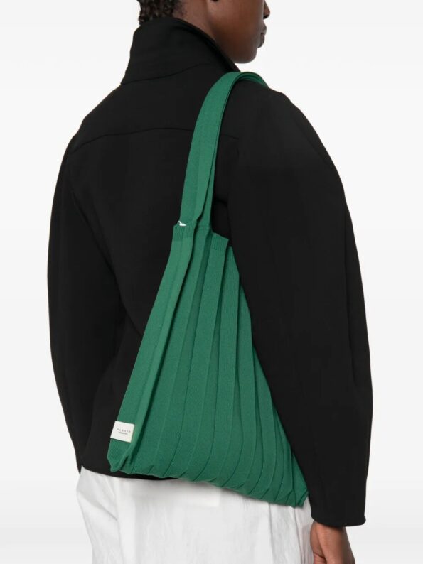 PLEATSMAMA Borsa pieghe Green