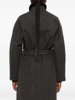 NOYOCO Cappotto Lungo Grey