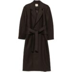 NOYOCO Cappotto Lungo Brown