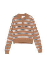 N1 FIESOLI Polo a Righe Nude & Neutrals