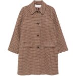 I BLUES Cappotto Doppio Garzato Brown