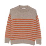 INTRECCI Maglia rigata Brown