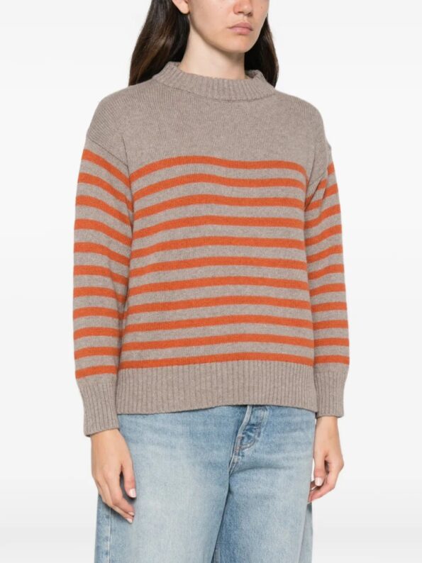 17092026_056.jpg INTRECCI Maglia rigata Brown