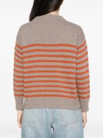 INTRECCI Maglia rigata Brown