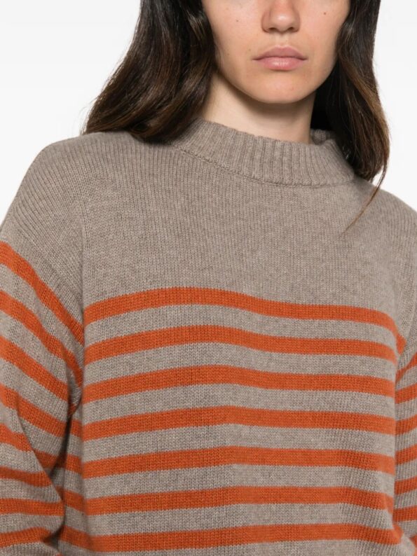 17092026_059.jpg INTRECCI Maglia rigata Brown