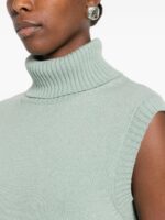 NIU Gilet collo alto Green