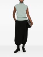 NIU Gilet collo alto Green