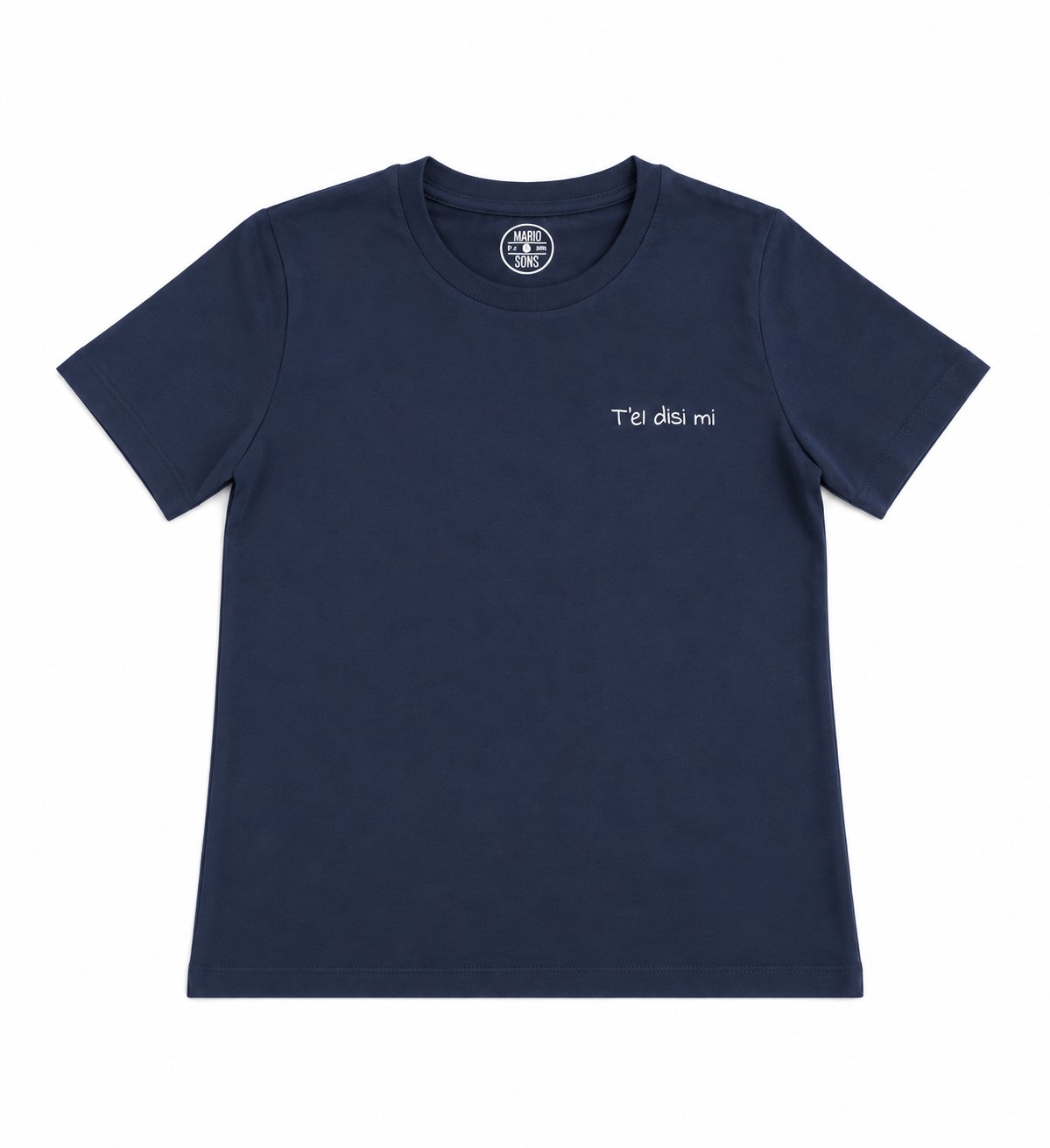 17758_70986.jpg MARIO & SONS T-shirt Basic T`EL DISI MI Blue