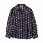 LEISURE MM MAX MARA Camicia seta fantasia Blue