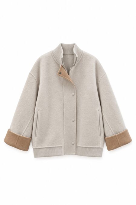 LEISURE MM MAX MARA Giacca jersey Nude & Neutrals