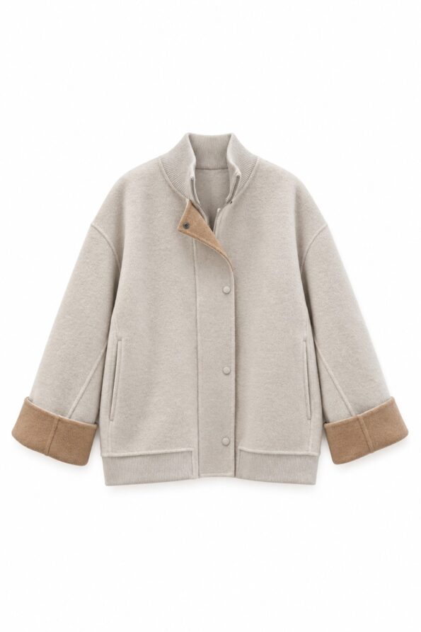 LEISURE MM MAX MARA Giacca jersey Nude & Neutrals