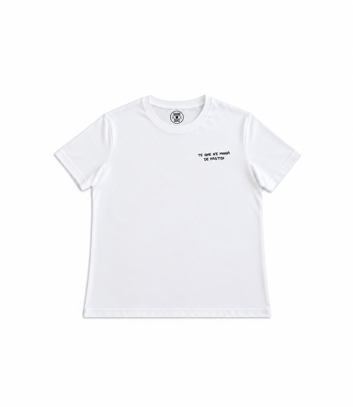 18708_70979.jpg MARIO & SONS T-shirt TE GHE NE MINGA DE FASTIDI White