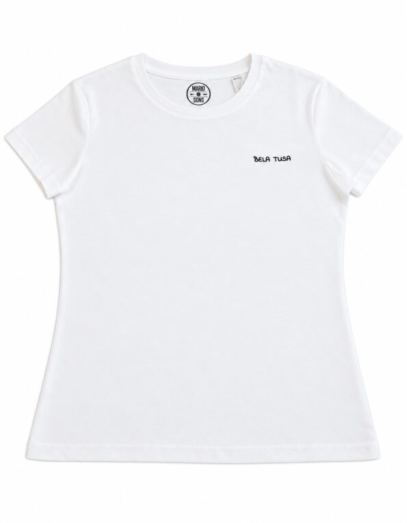 MARIO & SONS T-shirt basic BELA TUSA White