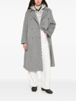 BOMBOOGIE Cappotto lana con davantino Grey