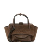 HIDESINS Borsa Flap S Suede Brown