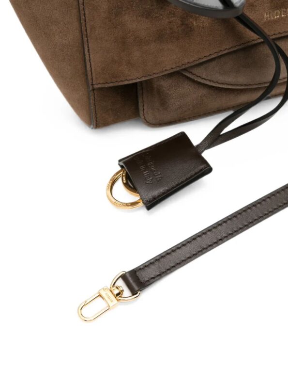 HIDESINS Borsa Flap S Suede Brown